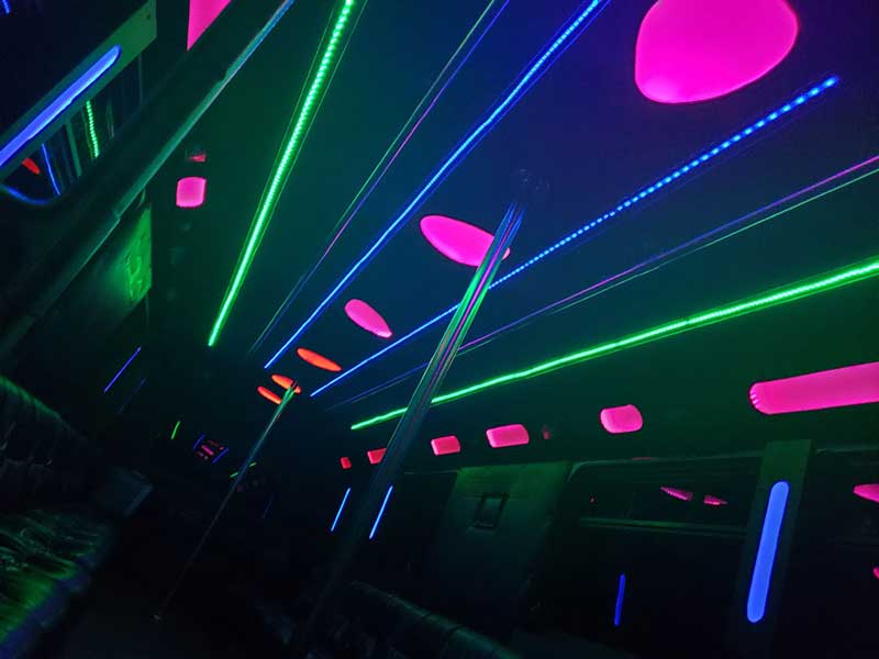 Party bus sound system